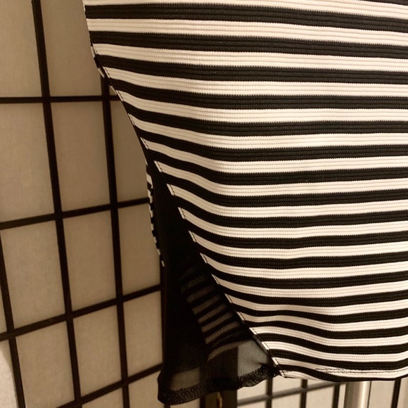 Never Worn Material Girl Striped Bodycon Dress - Picture 5 of 7
